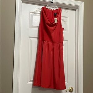 NWT Ann Taylor Coral Sleeveless Dress